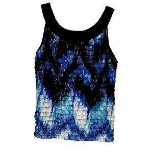 Cato Ruffled Sleeveless Multicolor Swing Top22/24W